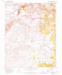 Carbondale 1968 topographic map thumbnail