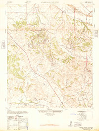 Careaga Canyon topographic map thumbnail