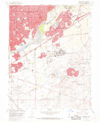 Carmichael 1967 topographic map preview