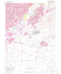 Carmichael 1967 topographic map preview