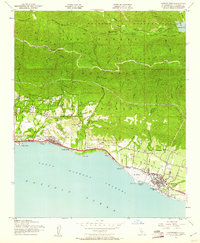 Carpinteria 1952 topographic map preview