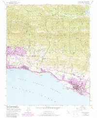 Carpinteria 1952 topographic map thumbnail