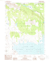 Carr Butte 1988 topographic map thumbnail