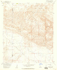 Carrizo Mtn 1957 topographic map thumbnail