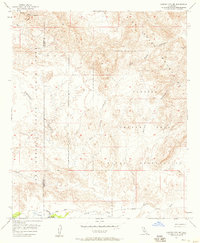 Carrizo Mtn NE 1957 topographic map thumbnail