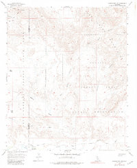Carrizo Mtn NE 1957 topographic map thumbnail