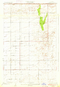 Casa Desierta 1933 topographic map thumbnail