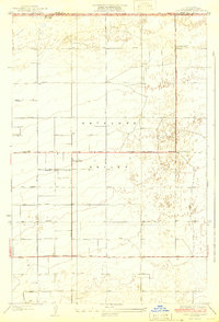 Casa Desierta 1933 topographic map thumbnail