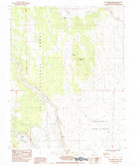 Casa Diablo Mtn 1984 topographic map thumbnail