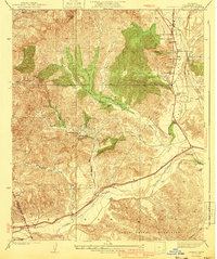 Castaic 1940 topographic map thumbnail