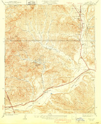 Castaic 1940 topographic map thumbnail