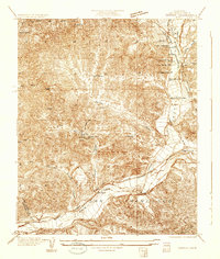 Castaic 1931 topographic map thumbnail