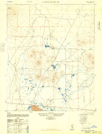 Castle Butte SE 1947 topographic map thumbnail