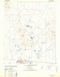 Castle Butte SE 1947 topographic map thumbnail
