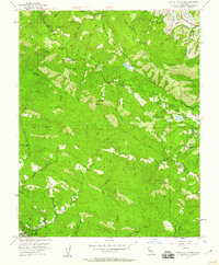 Castle Rock Ridge 1955 topographic map thumbnail