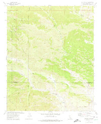 Catclaw Flat 1972 topographic map thumbnail