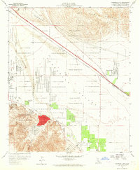 Cathedral City 1958 topographic map thumbnail