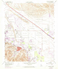 Cathedral City 1958 topographic map thumbnail