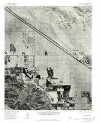 Cathedral City 1975 topographic map thumbnail