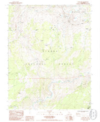 Cattle Mtn 1983 topographic map thumbnail