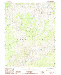 Cattle Mtn 1983 topographic map thumbnail