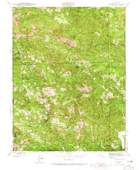 Cazadero 1943 topographic map thumbnail