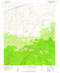 Cedar Springs 1956 topographic map thumbnail