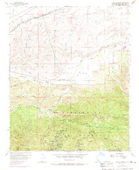 Cedar Springs 1956 topographic map thumbnail