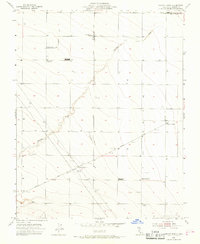 Chaney Ranch 1955 topographic map thumbnail