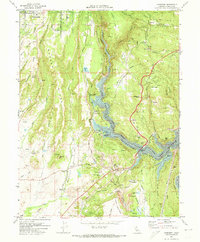 Cherokee 1970 topographic map thumbnail