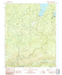 Cherry Lake South 1992 topographic map preview