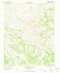 Cherry Peak 1968 topographic map thumbnail