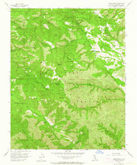 Chews Ridge 1956 topographic map thumbnail
