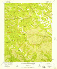 Chews Ridge 1956 topographic map thumbnail