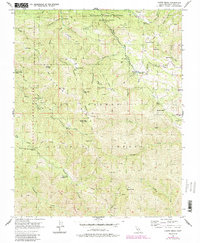 Chews Ridge 1956 topographic map thumbnail