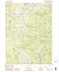 Chicken Hawk Hill 1986 topographic map thumbnail