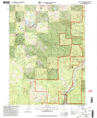 Chicken Hawk Hill 1998 topographic map thumbnail