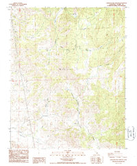 Chickencoop Canyon 1986 topographic map thumbnail