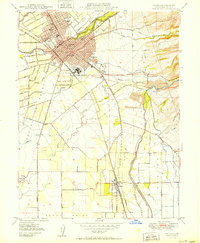 Chico 1950 topographic map thumbnail