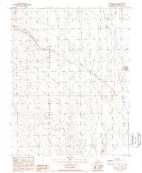 Chidago Canyon 1987 topographic map thumbnail