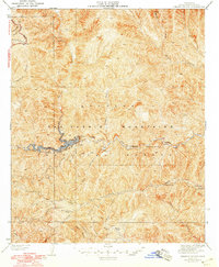 Chileno Canyon 1942 topographic map thumbnail