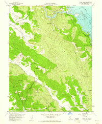 Chiles Valley 1958 topographic map thumbnail