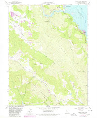 Chiles Valley 1958 topographic map thumbnail