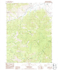 China Mtn 1986 topographic map thumbnail