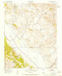 Cholame Ranch 1943 topographic map thumbnail