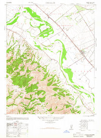 Chualar 1947 topographic map preview