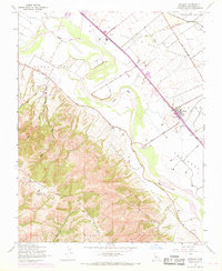Chualar 1947 topographic map thumbnail