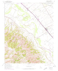 Chualar 1947 topographic map thumbnail