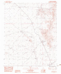 Cima Dome 1983 topographic map thumbnail