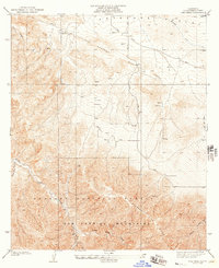Cima Mesa 1938 topographic map thumbnail
